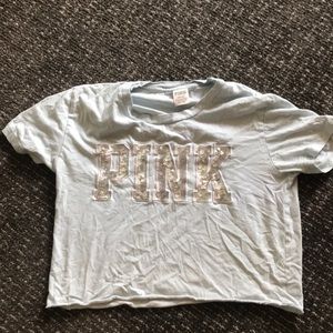 Crop top from pink